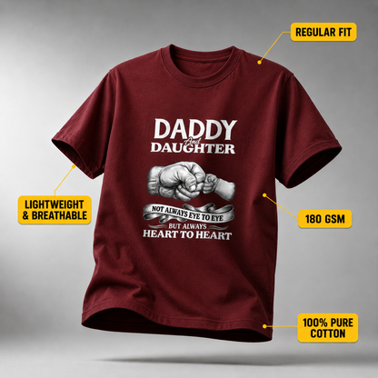Dad Daughter crew neck T-Shirt